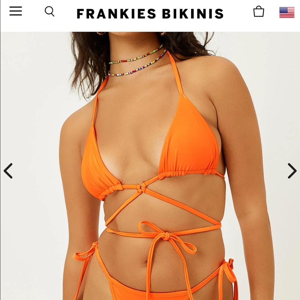 Frankies Bikinis satin set